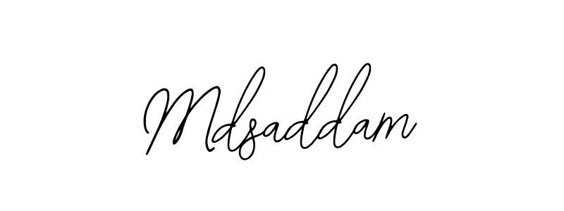 Bearetta-2O07w is a professional signature style that is perfect for those who want to add a touch of class to their signature. It is also a great choice for those who want to make their signature more unique. Get Mdsaddam name to fancy signature for free. Mdsaddam signature style 12 images and pictures png
