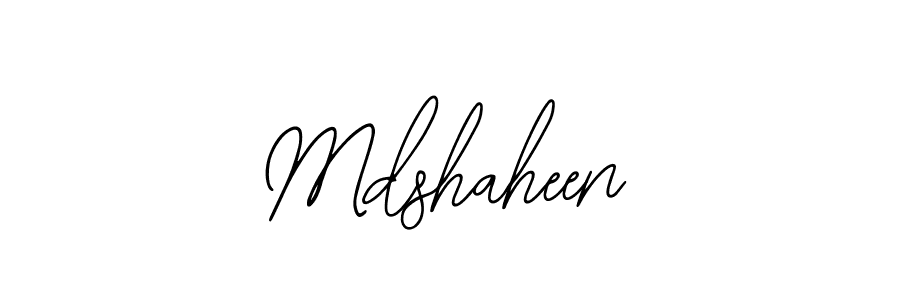 How to make Mdshaheen name signature. Use Bearetta-2O07w style for creating short signs online. This is the latest handwritten sign. Mdshaheen signature style 12 images and pictures png