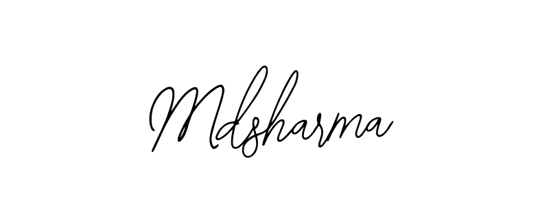 Use a signature maker to create a handwritten signature online. With this signature software, you can design (Bearetta-2O07w) your own signature for name Mdsharma. Mdsharma signature style 12 images and pictures png