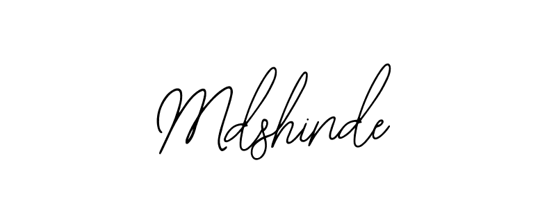 You should practise on your own different ways (Bearetta-2O07w) to write your name (Mdshinde) in signature. don't let someone else do it for you. Mdshinde signature style 12 images and pictures png