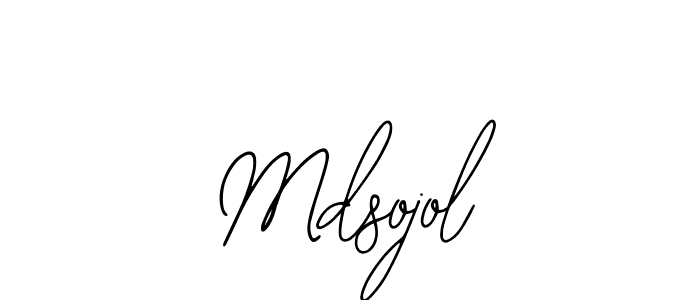 Bearetta-2O07w is a professional signature style that is perfect for those who want to add a touch of class to their signature. It is also a great choice for those who want to make their signature more unique. Get Mdsojol name to fancy signature for free. Mdsojol signature style 12 images and pictures png