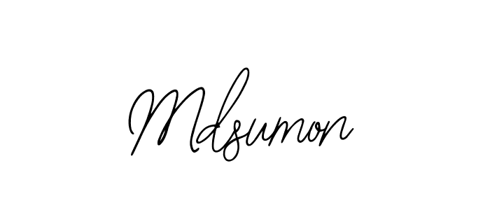 It looks lik you need a new signature style for name Mdsumon. Design unique handwritten (Bearetta-2O07w) signature with our free signature maker in just a few clicks. Mdsumon signature style 12 images and pictures png