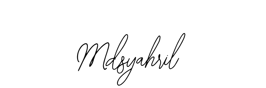 Make a beautiful signature design for name Mdsyahril. Use this online signature maker to create a handwritten signature for free. Mdsyahril signature style 12 images and pictures png