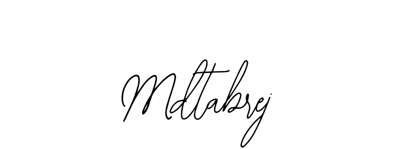 Mdtabrej stylish signature style. Best Handwritten Sign (Bearetta-2O07w) for my name. Handwritten Signature Collection Ideas for my name Mdtabrej. Mdtabrej signature style 12 images and pictures png