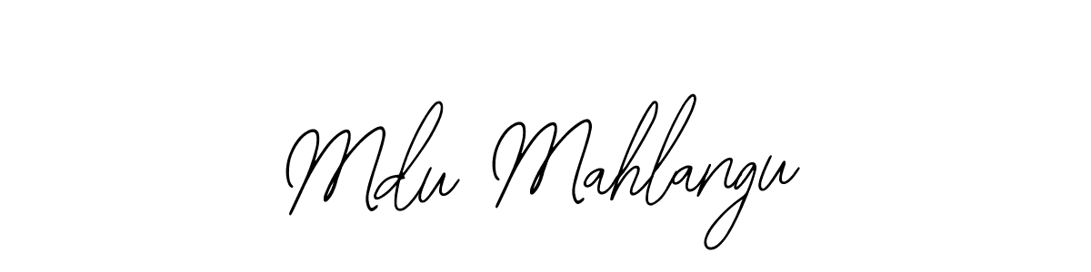 How to Draw Mdu Mahlangu signature style? Bearetta-2O07w is a latest design signature styles for name Mdu Mahlangu. Mdu Mahlangu signature style 12 images and pictures png