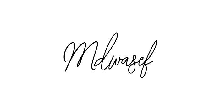 Use a signature maker to create a handwritten signature online. With this signature software, you can design (Bearetta-2O07w) your own signature for name Mdwasef. Mdwasef signature style 12 images and pictures png