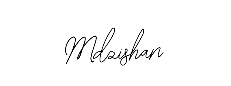 Design your own signature with our free online signature maker. With this signature software, you can create a handwritten (Bearetta-2O07w) signature for name Mdzishan. Mdzishan signature style 12 images and pictures png