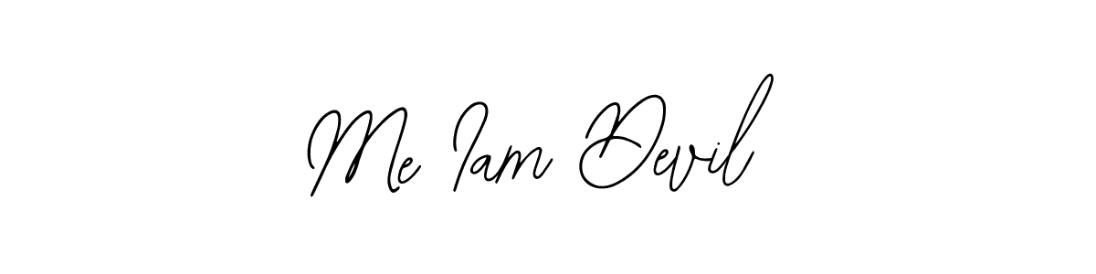 How to make Me Iam Devil name signature. Use Bearetta-2O07w style for creating short signs online. This is the latest handwritten sign. Me Iam Devil signature style 12 images and pictures png