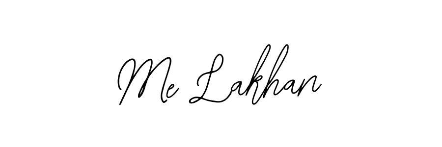 Bearetta-2O07w is a professional signature style that is perfect for those who want to add a touch of class to their signature. It is also a great choice for those who want to make their signature more unique. Get Me Lakhan name to fancy signature for free. Me Lakhan signature style 12 images and pictures png