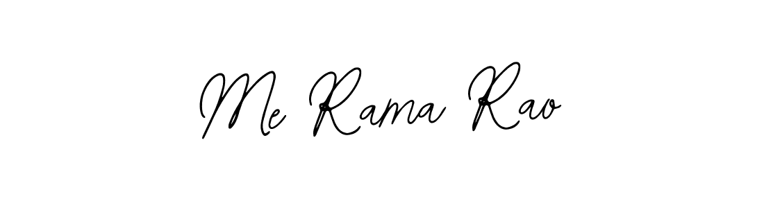 How to Draw Me Rama Rao signature style? Bearetta-2O07w is a latest design signature styles for name Me Rama Rao. Me Rama Rao signature style 12 images and pictures png