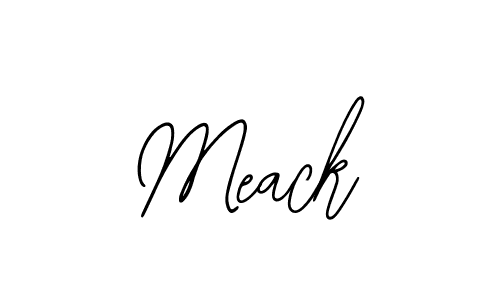 Also we have Meack name is the best signature style. Create professional handwritten signature collection using Bearetta-2O07w autograph style. Meack signature style 12 images and pictures png