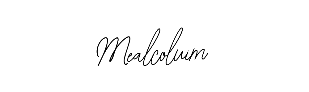 Mealcoluim stylish signature style. Best Handwritten Sign (Bearetta-2O07w) for my name. Handwritten Signature Collection Ideas for my name Mealcoluim. Mealcoluim signature style 12 images and pictures png