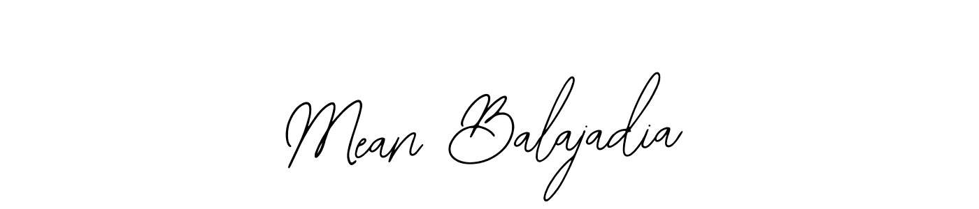 Make a beautiful signature design for name Mean Balajadia. Use this online signature maker to create a handwritten signature for free. Mean Balajadia signature style 12 images and pictures png