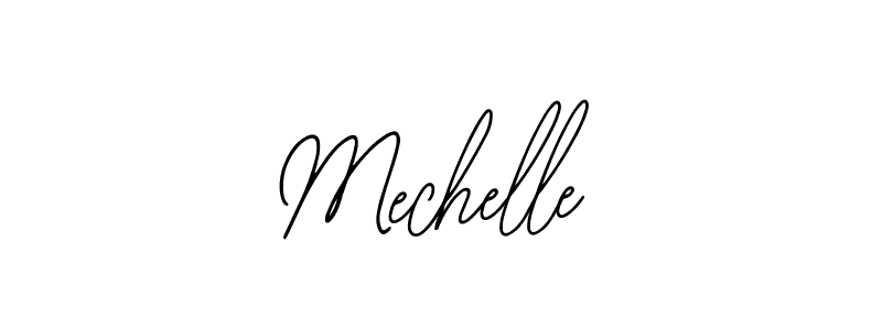 Design your own signature with our free online signature maker. With this signature software, you can create a handwritten (Bearetta-2O07w) signature for name Mechelle. Mechelle signature style 12 images and pictures png