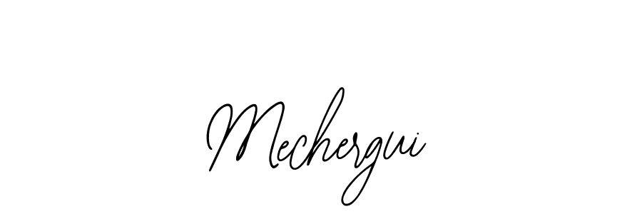 How to make Mechergui name signature. Use Bearetta-2O07w style for creating short signs online. This is the latest handwritten sign. Mechergui signature style 12 images and pictures png