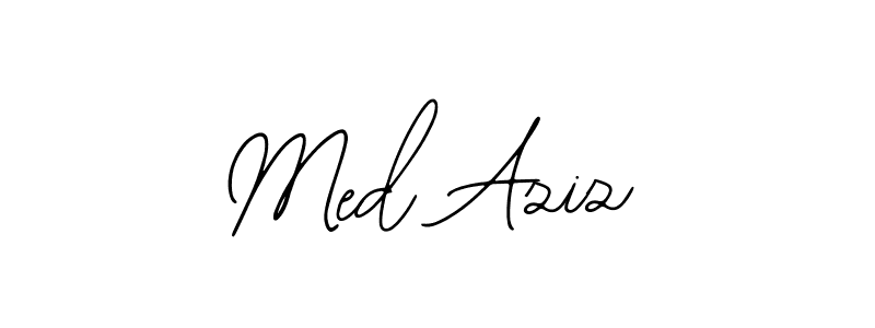 Make a beautiful signature design for name Med Aziz. Use this online signature maker to create a handwritten signature for free. Med Aziz signature style 12 images and pictures png