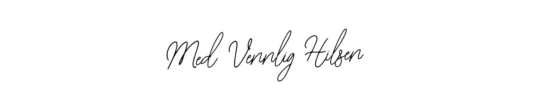 Use a signature maker to create a handwritten signature online. With this signature software, you can design (Bearetta-2O07w) your own signature for name Med Vennlig Hilsen. Med Vennlig Hilsen signature style 12 images and pictures png