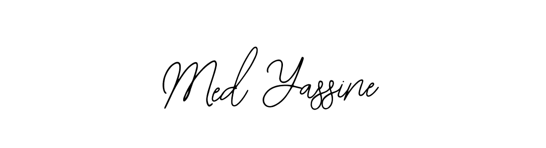 Make a beautiful signature design for name Med Yassine. With this signature (Bearetta-2O07w) style, you can create a handwritten signature for free. Med Yassine signature style 12 images and pictures png