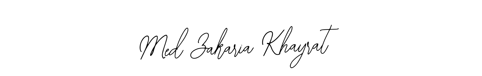 It looks lik you need a new signature style for name Med Zakaria Khayrat. Design unique handwritten (Bearetta-2O07w) signature with our free signature maker in just a few clicks. Med Zakaria Khayrat signature style 12 images and pictures png