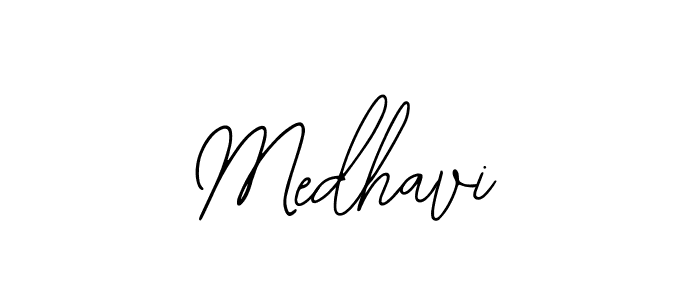 The best way (Bearetta-2O07w) to make a short signature is to pick only two or three words in your name. The name Medhavi include a total of six letters. For converting this name. Medhavi signature style 12 images and pictures png