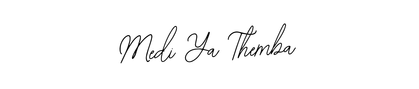 It looks lik you need a new signature style for name Medi Ya Themba. Design unique handwritten (Bearetta-2O07w) signature with our free signature maker in just a few clicks. Medi Ya Themba signature style 12 images and pictures png