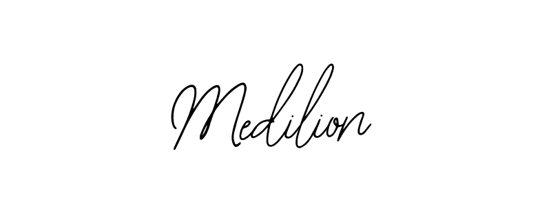 if you are searching for the best signature style for your name Medilion. so please give up your signature search. here we have designed multiple signature styles  using Bearetta-2O07w. Medilion signature style 12 images and pictures png