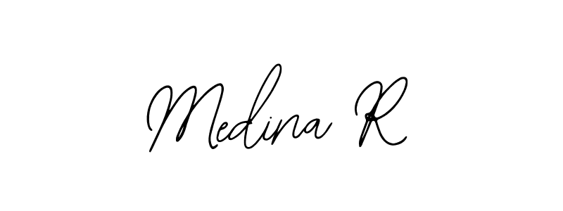 You can use this online signature creator to create a handwritten signature for the name Medina R. This is the best online autograph maker. Medina R signature style 12 images and pictures png