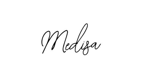 Create a beautiful signature design for name Medisa. With this signature (Bearetta-2O07w) fonts, you can make a handwritten signature for free. Medisa signature style 12 images and pictures png