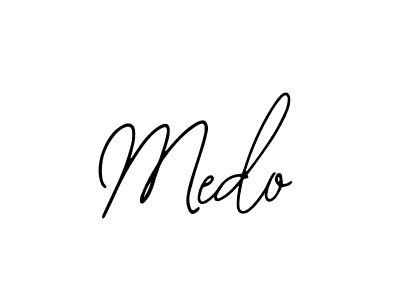 Design your own signature with our free online signature maker. With this signature software, you can create a handwritten (Bearetta-2O07w) signature for name Medo. Medo signature style 12 images and pictures png