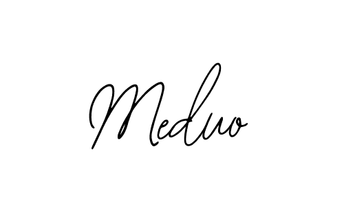 It looks lik you need a new signature style for name Meduo. Design unique handwritten (Bearetta-2O07w) signature with our free signature maker in just a few clicks. Meduo signature style 12 images and pictures png