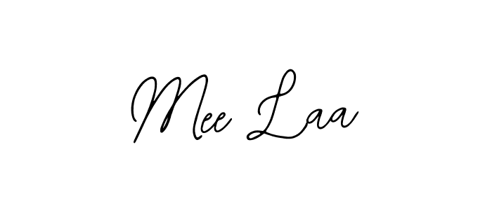 How to make Mee Laa name signature. Use Bearetta-2O07w style for creating short signs online. This is the latest handwritten sign. Mee Laa signature style 12 images and pictures png