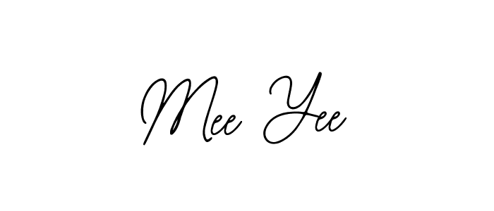 How to make Mee Yee name signature. Use Bearetta-2O07w style for creating short signs online. This is the latest handwritten sign. Mee Yee signature style 12 images and pictures png