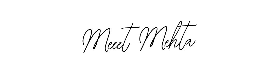 You should practise on your own different ways (Bearetta-2O07w) to write your name (Meeet Mehta) in signature. don't let someone else do it for you. Meeet Mehta signature style 12 images and pictures png