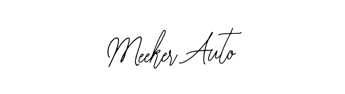 Make a beautiful signature design for name Meeker Auto. With this signature (Bearetta-2O07w) style, you can create a handwritten signature for free. Meeker Auto signature style 12 images and pictures png