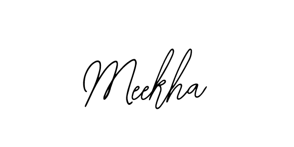 Also we have Meekha name is the best signature style. Create professional handwritten signature collection using Bearetta-2O07w autograph style. Meekha signature style 12 images and pictures png