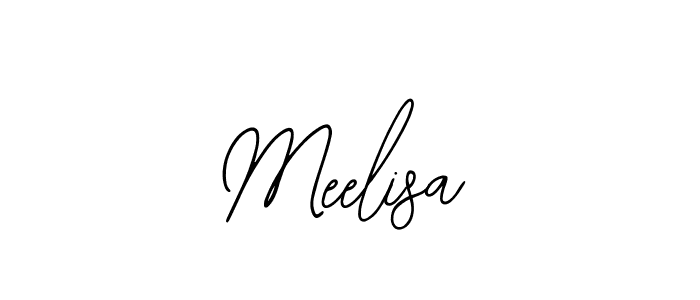 Make a beautiful signature design for name Meelisa. With this signature (Bearetta-2O07w) style, you can create a handwritten signature for free. Meelisa signature style 12 images and pictures png