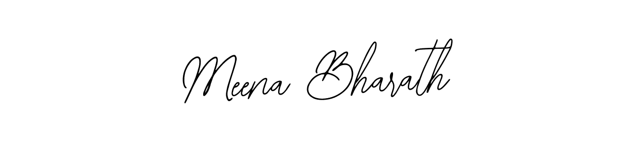 Create a beautiful signature design for name Meena Bharath. With this signature (Bearetta-2O07w) fonts, you can make a handwritten signature for free. Meena Bharath signature style 12 images and pictures png