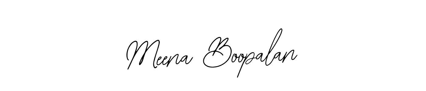 if you are searching for the best signature style for your name Meena Boopalan. so please give up your signature search. here we have designed multiple signature styles  using Bearetta-2O07w. Meena Boopalan signature style 12 images and pictures png