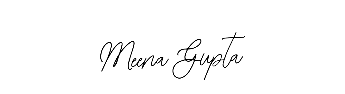 How to make Meena Gupta signature? Bearetta-2O07w is a professional autograph style. Create handwritten signature for Meena Gupta name. Meena Gupta signature style 12 images and pictures png