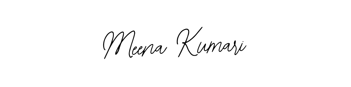 You should practise on your own different ways (Bearetta-2O07w) to write your name (Meena Kumari) in signature. don't let someone else do it for you. Meena Kumari signature style 12 images and pictures png