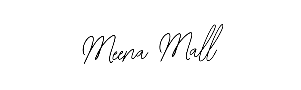 The best way (Bearetta-2O07w) to make a short signature is to pick only two or three words in your name. The name Meena Mall include a total of six letters. For converting this name. Meena Mall signature style 12 images and pictures png