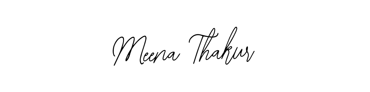 Use a signature maker to create a handwritten signature online. With this signature software, you can design (Bearetta-2O07w) your own signature for name Meena Thakur. Meena Thakur signature style 12 images and pictures png