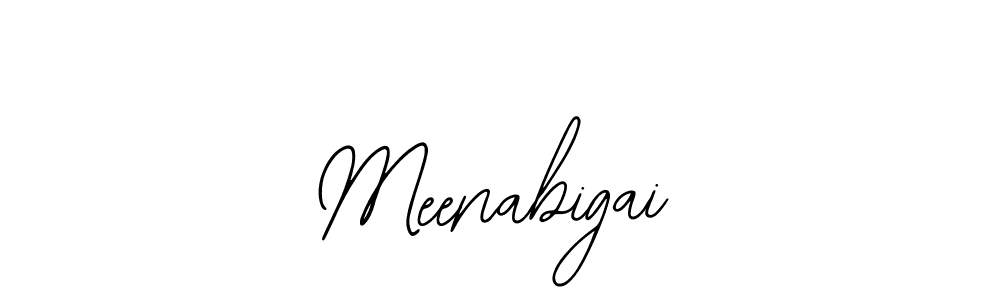 The best way (Bearetta-2O07w) to make a short signature is to pick only two or three words in your name. The name Meenabigai include a total of six letters. For converting this name. Meenabigai signature style 12 images and pictures png