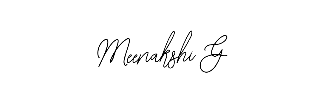 Bearetta-2O07w is a professional signature style that is perfect for those who want to add a touch of class to their signature. It is also a great choice for those who want to make their signature more unique. Get Meenakshi G name to fancy signature for free. Meenakshi G signature style 12 images and pictures png