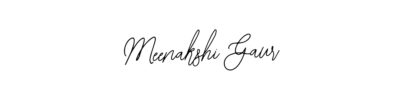 Create a beautiful signature design for name Meenakshi Gaur. With this signature (Bearetta-2O07w) fonts, you can make a handwritten signature for free. Meenakshi Gaur signature style 12 images and pictures png