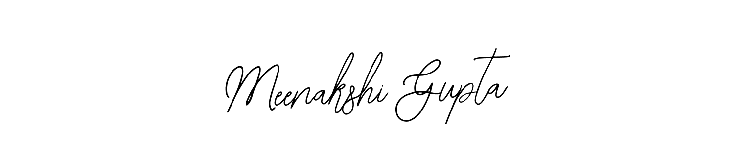 Design your own signature with our free online signature maker. With this signature software, you can create a handwritten (Bearetta-2O07w) signature for name Meenakshi Gupta. Meenakshi Gupta signature style 12 images and pictures png