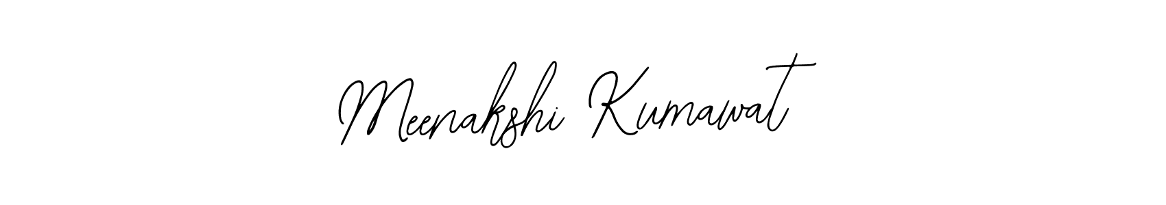 How to make Meenakshi Kumawat name signature. Use Bearetta-2O07w style for creating short signs online. This is the latest handwritten sign. Meenakshi Kumawat signature style 12 images and pictures png