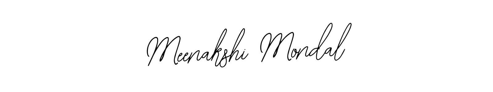 How to make Meenakshi Mondal signature? Bearetta-2O07w is a professional autograph style. Create handwritten signature for Meenakshi Mondal name. Meenakshi Mondal signature style 12 images and pictures png