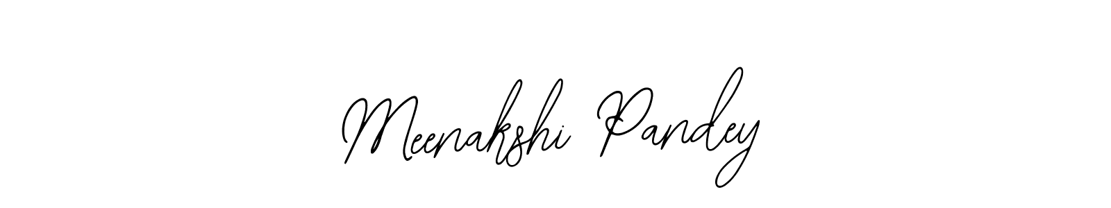 How to make Meenakshi Pandey signature? Bearetta-2O07w is a professional autograph style. Create handwritten signature for Meenakshi Pandey name. Meenakshi Pandey signature style 12 images and pictures png