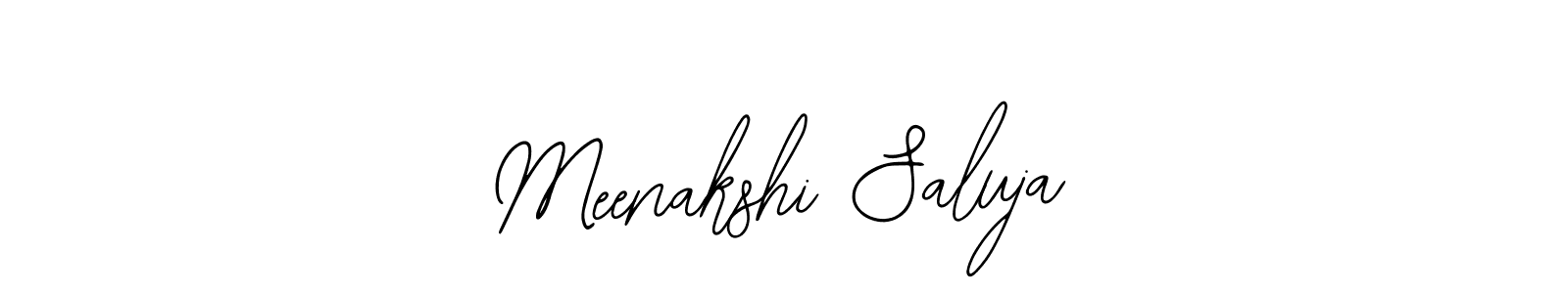 Use a signature maker to create a handwritten signature online. With this signature software, you can design (Bearetta-2O07w) your own signature for name Meenakshi Saluja. Meenakshi Saluja signature style 12 images and pictures png